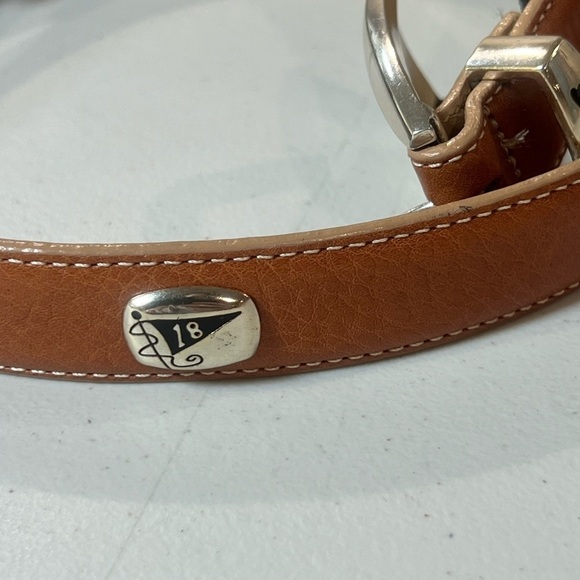 Brighton Women’s Leather Belt Golf Medallion Brown Leather USA Belt Brighton - Picture 11 of 12